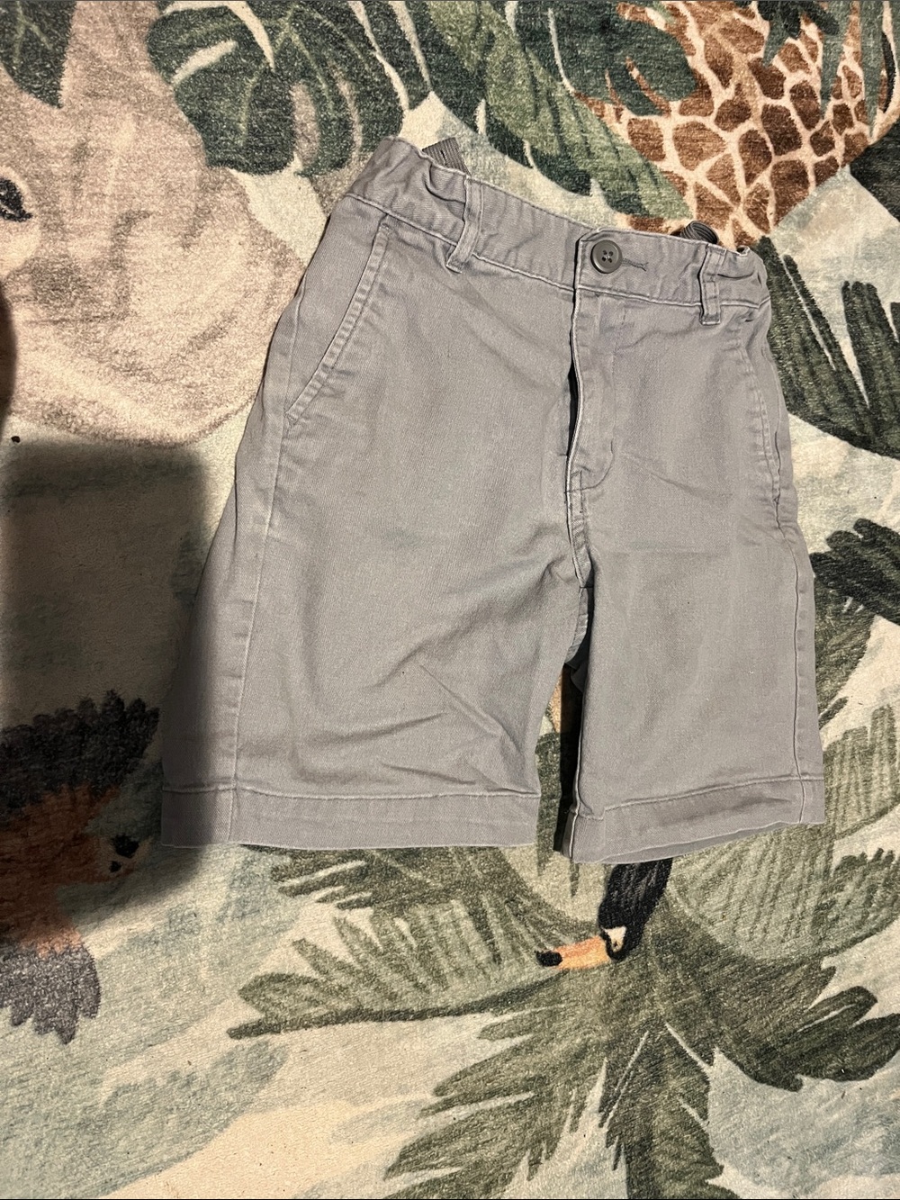 Kids Classic Casual Shorts - Light Gray